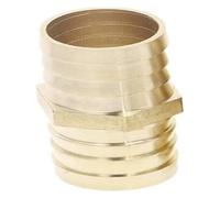 YHNNH Raccord de Tuyau Droit en Laiton, Barbe égale, for Bricolage, Adaptateur de connecteur de coupleur barbelé en cuivre et gaz(Od 6Mm)