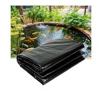 YHNNH Revêtements d'étang à Poissons durables Noirs for étangs extérieurs, bâche d'étang imperméable à Membrane de Piscine de Jardin, Feuille de Plastique en polyéthylène(4x10m(13.1x32.8ft))