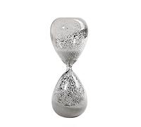 YHNNH Sablier minuterie Sable Horloge Verre for décor minuterie Verre sablier 30 Minutes/60 Minutes Bureau décoration de la Maison(Wit,9cm*25cm)