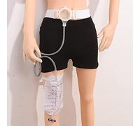 YHNNH, Sacs de stomie d'iléostomie de colostomie, étanches, pas besoin de coller for les soins de colostomie, sac d'urine latéral à coupe complète de la vessie (35 mm)