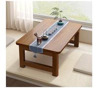 YHNNH, Table Basse Pliante en Bois for Ordinateur Portable, Tatami, Table à thé Japonaise for espaces de Vie Polyvalents, Table Basse compacte(70x40x35cm)