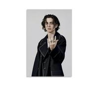 YHNNH Timothée Chalamet Poster d'art mural rétro de style classique Décoration parfaite pour bibliothèque, bar ou home cinéma 60 x 90 cm Sans cadre