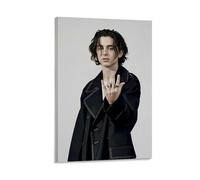 YHNNH Timothée Chalamet Poster d'art mural rétro de style classique Décoration parfaite pour bibliothèque, bar ou home cinéma 40 x 60 cm