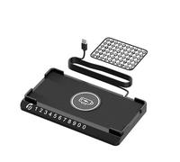 YHNQFB Chargeur sans Fil pour Mitsubishi Colt Z30 Colt ClearTec 2004-2012, Chargeur De Voiture sans FI De Tapis, Voiture Tapis De Charge Rapide Antidérapant,1.5M-USB