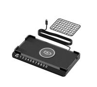 YHNQFB Chargeur sans Fil pour Mitsubishi Colt Z30 Colt ClearTec 2004-2012, Chargeur De Voiture sans FI De Tapis, Voiture Tapis De Charge Rapide Antidérapant,1.5M-Type C