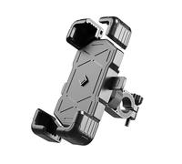 YHNQFB Support Telephone Moto pour Peugeot Speedfight 2003-2023, Support Téléphone Vélo Moto 360° Rotation Anti-Vibration Une Stabilite Maximale Installation Facile,Black-Handlebarstyle