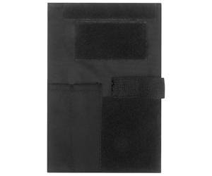 YHOMU Étui de protection pour carnet de terrain, couverture utilitaire avec système Molle, support de journal, organiseur de planificateur en tissu Oxford durable avec fenêtre pour carte d'identité