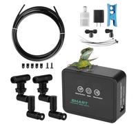 YHomU Système de pulvérisation intelligent pour vivarium de reptile, brumisateur automatique avec minuterie, humidificateur de terrarium, buses de brumisation réglables à 360°, écran tactile LED pour
