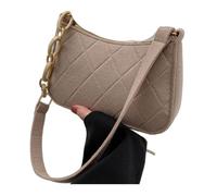 YHOPJKFRA Bolso de hombro para mujer, minibolso retro suave, bandolera pequeña, clásico, estilo años 90 | Caqui