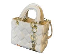 YHOPJKFRA Bolso de mano para mujer, bolso bandolera de viaje, elegante bolso de noche para fiesta, bolso de regalo para dama | blanco