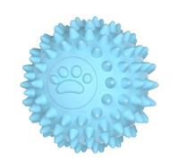 YHOPJKFRA Jouet à mâcher Anti-grincement pour Chien, Balle à Picots, Longue durée, pour mâcheurs agressifs, entraînement des Dents des Chiots, Balle en Caoutchouc à Picots | Bleu