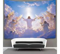 YHOPJKFRA Mythical Jésus 3D Effet Tapisserie Art Mural Tapisserie Murales DécoSourision Murale En Tissu Pour Chambre Salon Collège Dortoir Tapisserie 180cmx230cm