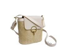 YHOPJKFRA sac paille femme,sac tissé, Femmes Weave Sac à Bandoulière Summer Beach Purse Pour Voyage Tous Les Jours
