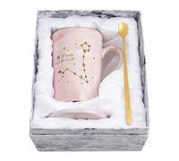 YHRJWN Tasse Poissons pour femme, constellation des Poissons, cadeau d'anniversaire de février mars, pour femme, amateurs d'astrologie, cadeau d'anniversaire pour femme, fille, signe du zodiaque