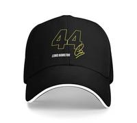 YHRYHYM Casquettes de Baseball Classiques 44 Lewis Hamilton Graphique Hommes Femmes Casquettes d’été décontractées Casquettes ajustées Essentiel pour l’été