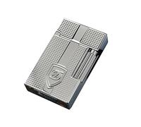 YHSGY 2023 Nouveau Briquet, Briquet au Butane texturé, Briquet Portable et léger, Briquet Rechargeable au Butane Coupe-Vent, Briquet Cadeau for Homme (Color : D)