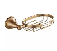 YHSGY Panier À Savon en Laiton Antique Support Mural pour Porte-Savon De Salle De Bain Accessoires De Salle De Bain