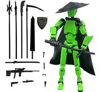 Yhsioaklo 13 Figures d'action | Robot Mobile à Plusieurs articulations | Figures d'anime | Décorations de Bureau de soulagement de Stress surprenantes