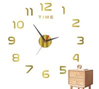 Yhsioaklo Acrylic Wall Clock Set | Modern Display Home Art Decor