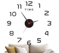 Yhsioaklo Acrylic Wall Clock Set | Modern Display Home Art Decor