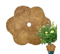 Yhsioaklo Bague de paillage - tapis de protection naturel - anneau de protection pour arbres en fibre de coco naturelle, pour jardin, balcon, pelouse extérieure, cour, haie