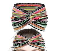 Yhsioaklo Bandanas Boho,Bandeau Sport Respirable - Accessoires pour Coiffure avec Imprimé Doux pour Mariage, Yoga, Événements Extérieurs, Filles, Fitness, Course et Tenue Décontractée