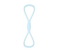 Yhsioaklo Bandes élastiques de sport, bandes d'étirement en forme de 8, bande de yoga en silicone pour étirement musculaire, rétablissement, exercice à la maison