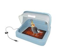 Yhsioaklo Boîte pour poussins, Brooder pour poussins, Bird Incubator Chicken Maggring Mediaring Box, Boîte de nidification respirante, 3 coussinets de chauffage réglables à la température,