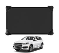 Yhsioaklo Cache-vitres de voiture - Protection thermique pour pare-brise et ombre solaire - Écran de confidentialité semi-transparent amovible qui bloque la lumière du soleil pour le camping et le