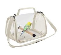 Yhsioaklo Cage de voyage compacte pour perroquets - Rangement pliable dans un sac à dos pour canaris, cacatoès ara, hamster perruche, convient pour pinsons, cacatoès, aras