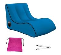 Yhsioaklo Canapé gonflable | Chaise longue gonflable automatique à une touche : pompe électrique intégrée et banc de nourriture, chaise de camping, canapé de plage d'été