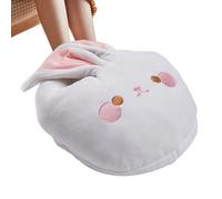 Yhsioaklo Chauffe-pieds électrique, couverture chauffante électrique pour pieds, pantoufles de dessin animé accessoires d'hiver pour bureau maison sous bureau adultes