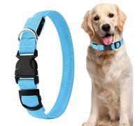 Yhsioaklo Collier Lumineux pour Chien | Décoration réglable réfléchissante | Collier de Cou avec lumière | pour Voyage, Vacances, entraînement, Cour, Aventure, Marche, Camping, randonnée