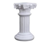 Yhsioaklo Colonnes grecques romaines - Statue en résine - Sculpture blanche pour décoration de table - Piédestal d'architecture classique pour mariage, dîner et vacances