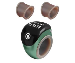 Yhsioaklo Compteur de doigts - Anneau de comptage en temps réel connecté à l'application | Mini traceur électronique pour la marche et le golf | Outil de e mathématiques pour l'exercice et le