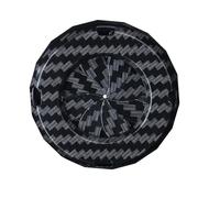 Yhsioaklo Couvercle de bouton de démarrage du moteur, couvercle de bouton de démarrage à pression, garniture de contrôle de puissance en fibre de carbone, couvercle de démarrage intérieur, couvercle
