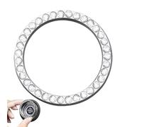 Yhsioaklo Couvercle de Bouton Poussoir Start Stop - Bouclier décoratif pour démarreur d'allumage | Accessoire Universel de Moteur Bling avec adhésif | Décorations de Voiture en pour Homme et