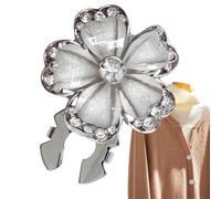 Yhsioaklo Couvre-boutons en, couvre-boutons pour femmes, de manchette avec cache-, embellissements en détachables - Clips de de manches de décoration de vêtements