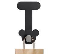 Yhsioaklo Crochet de siège de voiture, organisateur de rangement intérieur de véhicule, boîte à gants à forte adhérence, accessoires intérieurs automobiles pour sac à main, manteaux, parapluies