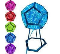 Yhsioaklo Cube De Lumière Infinie, Lumière D'art De Couleur Dodécaèdre Infini | Lampe Incandescence Infini | Projecteur De Lumière De Nuit En Spirale Dodécaèdre 3D Galaxy Star Pour Le Décor