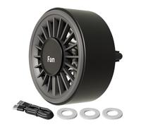 Yhsioaklo Désodorisant pour voiture, parfum pour grille de climatisation avec clip et ventilateur, accessoire d'aromathérapie pour voiture et espaces tels que chambre, salle de bain et salon