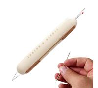 Yhsioaklo Enfile-aiguille et découseur | Enfile-aiguille | Enfile-aiguille | Enfile-aiguille rétractable | Enfile-aiguille | 2 en 1 Extracteur de fil à coudre avec engrenage | Accessoires pour travaux