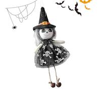 Yhsioaklo Ensemble de décorations pour Sapin d'halloween | Fantôme, sorcière et | Décorations à Suspendre pour intérieur/extérieur pour la Maison et Les fêtes du Jour des Morts