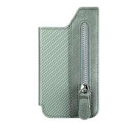 Yhsioaklo Étui pour carte pour homme | Compatible avec | Support de cartes multifonction avec bande élastique | Support/poignée de téléphone portable | Bouteille ouverte | Honte, Vert, Consulte la