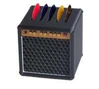 Yhsioaklo Étui pour médiators de guitare - Boîte de présentation portable pour instruments de musique, musiciens, lui, papa, mari, Noël, anniversaire, Noir , Refer to description, Unisexe