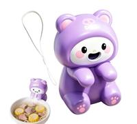 Yhsioaklo Food Cooling Fan | Animal Shape USB Rechargeable Quiet