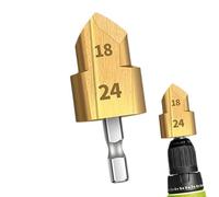 Yhsioaklo Forets de forage de tuyau, foret de forage d'escarres - PVC Pipe Reamer Conduit Reamer | Chafling Futering Expander ajustant l'économie de prises pour projets commerciaux