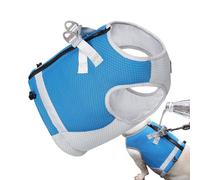 Yhsioaklo Harnais de Refroidissement pour Chien, Gilet de Refroidissement en Tissu rafraîchissant à 3 Couches pour Chiens, Boucle réglable Bandes réfléchissantes Gilets Confortables pour Chiots pour