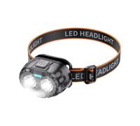 Yhsioaklo Head Lamp | 250 Lumen Bright USB Charging Waterproof Headlight
