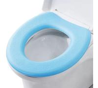 Yhsioaklo Housse de siège de toilette | Coussin de siège de toilette | 2 pièces housse de toilette lavable | Couverture épaisse du réglage de la tarification pour la salle de bain qui écrit Poussinet